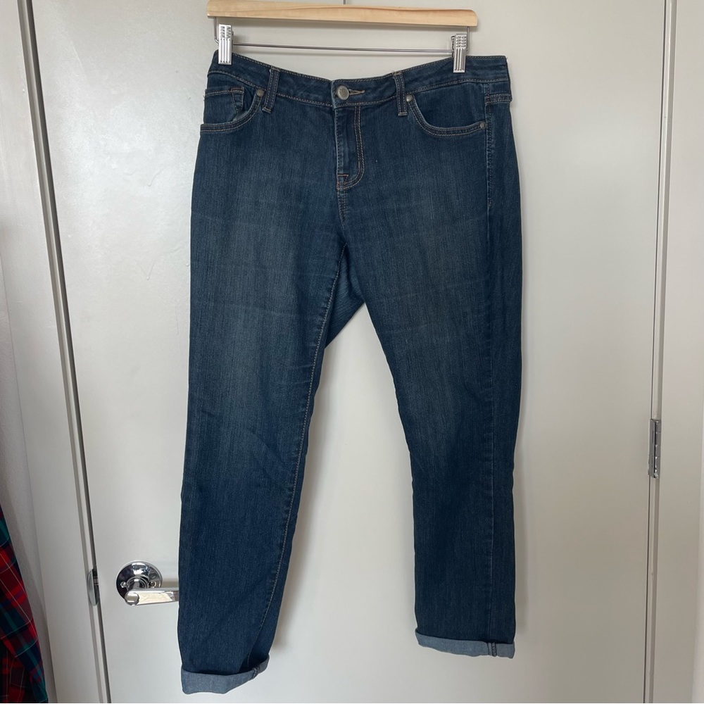 Jessica Simpson Forever Lowrise Jeans Size 30 Women’s Low Rise Cuffed Blue
